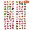 One in a melon Temporary Tattoos 8 Sheets 96PCS Watermelon Party Decorations Supplies Favors First Summer Theme Birthday Cute Stickers Christmas Gifts for Boys Girls Class School Prizes Carnival