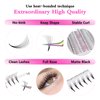 Premade Fans Eyelash Extensions 10D-D-0.07-14 Premade Volume Lash Extensions 320 Fans Pointed Base Fans 0.07 Premade Volume Fans C D Curl(10D-D-0.07,14 mm)