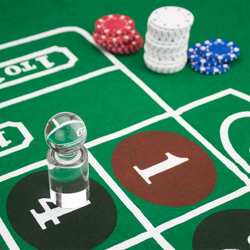 Clear Ball Type Roulette Marker - Includes Bonus 1/2 Inch Roulette Ball!