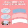 40pcs Wig Tapes for Lace Wigs, Invisible Double Side Sticker Tape for Wigs Lace Waterproof Curved Front Wig Hair Tape Strong Adhesive Toupee Tape Strips (Blue)