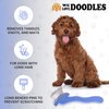 Curved Grooming Slicker Brush for Dogs, Soft Pin Goldendoodle Brush for Dematting & Shedding, Ideal Dog Slicker Brush for Poodles, Labradoodles & Other Breeds [We Love Doodles] (Small)