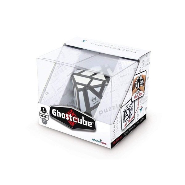 Project Genius Ghost Cube, Multicolor, Shape Puzzle, Shape 3x3, 3X,3 Speed Cube, Brain Teaser, Puzzle Cube, Gift for Children, Gift for Teen Boy, 3x3 Cube