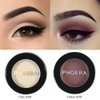Phoera AQUAPURITY Waterproof Long Lasting Matte Eyeshadow Palette in 12 Pigment Color Face Powder Eye Shadow Cosmetic Cream Makeup Cosmetic (202 BLACK)