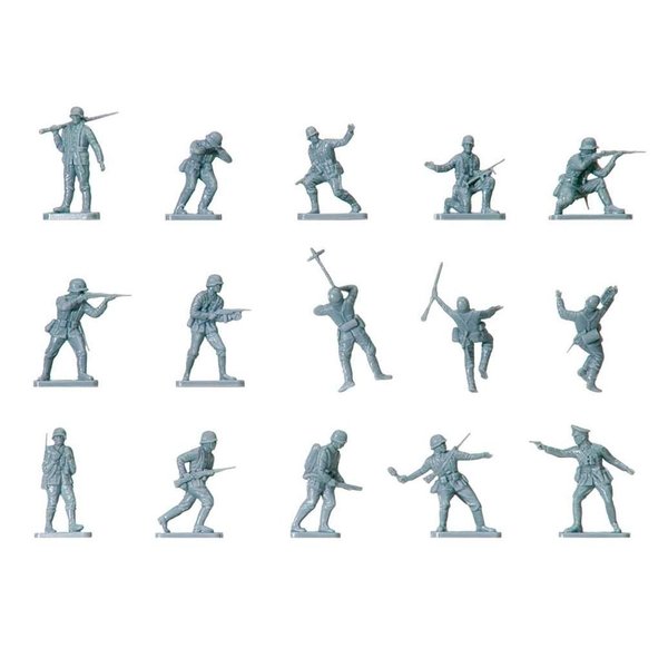Airfix Vintage Classics WWII German Infantry Soldiers 1:72 Military Figures Plastic Model Kit A00705V