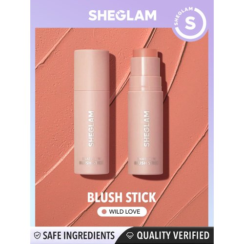 SHEGLAM Snatch N Cream Blush Stick Longlasting High Pigment Blush for Cheeks - Wild Love