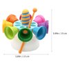 TOYMYTOY 1 Set Music Rotating Bell Toy Baby Percussion Instrument Bell Toys for Baby, Kids Musical Instruments Set Baby Drum Set Educational Toy Musical Bells for Kids