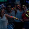 Glow In The Dark 9 Countries National Flag Temporary Tattoo, 36 Sheets American Canada Mexico Brazil Flag Fake Tattoos, Britain Germany France Italy Spain Flag Body Tattoos Stickers Party Supplies