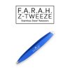 F.A.R.A.H. Z-Tweeze Professional Stainless Steel Dual Ended Precision Tweezers with Slanted and Pointed Tips
