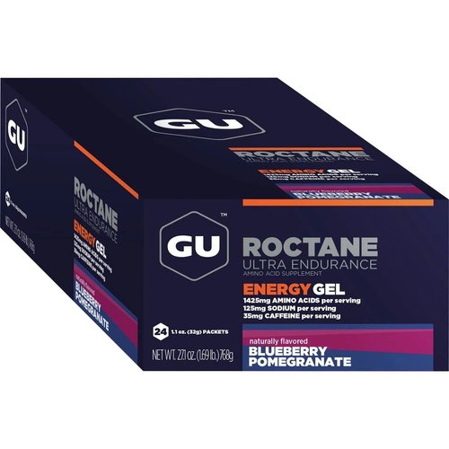 GU Roctane Energy Gel - 24 Pack Blueberry