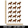 French Bulldog Dog with Heart Temporary Tattoo Water Resistant Fake Body Art Set Collection - 15 2" Tattoos (1 Sheet)