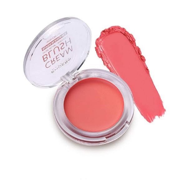 PHOERA Makeup Face Cheek Blush Cream Matte Blusher Super blend-able Sweat-Resistant Pressed Foundation Non_Greasy Palette (102 PEACH)