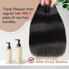 Raw Straight Human Hair Bundles 16A Raw Hair Bundles Human Hair 24 Inch 100% Tangle-Free Cambodian Raw Remy Hair Bundles Human Hair Raw Straight Bundles Human Hair Extensions