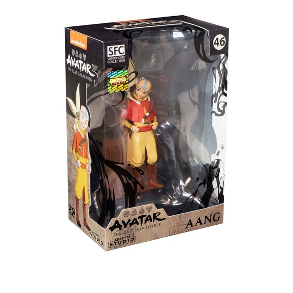 ABYSTYLE Studio Avatar The Last Airbender Aang Collectible PVC Figure Statue 6.3" Tall Anime Figurine Home Room Office Décor Gift