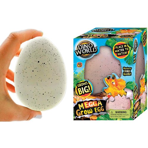 JA-RU Giant Dinosaur Egg Growing Toys (1 Eggs Assorted) Magic Surprise Hatching& Grow in Water Animals for Kids, Boys & Girls. Bulk Jurassic Party Favors Easter Basket Fillers. 1747-1s