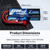 Zeee 2S Lipo Battery 5200mAh 7.4V 80C RC Hard Case Deans Plug for 1/8 1/10 RC Vehicles RC Car RC Truck Tank RC Buggy Truggy RC Airplane Racing Vehicles