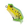 Lunkerhunt Frog Fishing Lure for Bass Fishing | Popping Frog 1/4 oz | Topwater Fishing Bait with Weedless Hooks, Hollow Body (Leopard)
