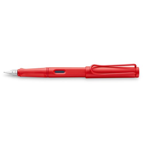 Lamy Safari Cosy Fountain Pen 020 Special Edition, Modern Fountain Pen in Strawberry Colour with Ergonomic Grip and Timeless Design, Nib Strength F - Special Model, Pack of 1