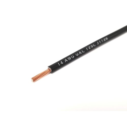 AC/DC Wire And Supply 14 AWG Automotive High Temp GXL Wire Stranded Copper Wire 8 Colors With Legend Print 25 Feet Each Coil MADE IN USA