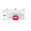 Popfunk Lipstick Kiss 1-Ply Reusable Face Mask Covering, Unisex
