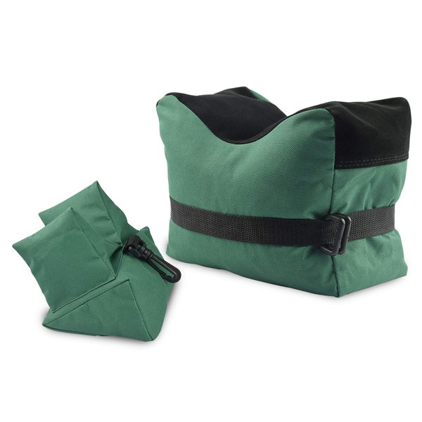 Twod Outdoor Shooting Rest Bags Target Sports Shooting Bench Rest Front & Rear Support SandBag Stand Holders for Gun Rifle Shooting Hunting Photography - Unfilled
