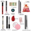 Makeup Advent Calendar 2024, DE'LANCI Christmas Surprise Makeup Gift Kit for Women,12 Days Christmas Countdown Calendar Beauty Box for Teens Girls, Xmas Cosmetic Starter Mystery Box, Cruelty Free