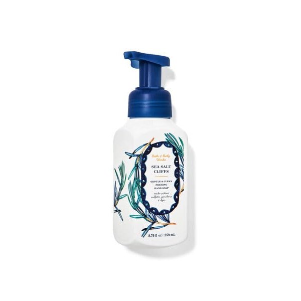 Generic Sea Salt Cliffs Gentle & Clean Foaming Hand Soap by Bath Body Works, 8.75 fl oz / 259 mL, Full Size, Pack of 1