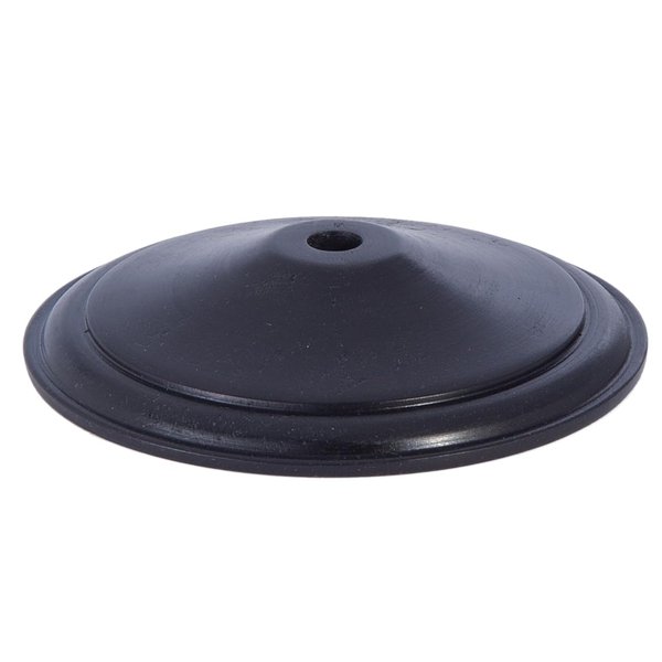 B&P Lamp® 3 Inch Diameter Wooden Vase Cap, Waxed Black Finish
