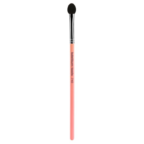 Bdellium Tools Professional Makeup Brush - Pink Bambu Series 740 Sponge Applicator - With Soft Rubycell Foam, For Eyeshadow Application (Pink, 1pc)