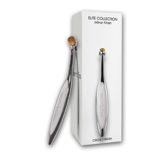 Artis Elite Mirror Circle 1 Makeup Brush | Round Fibre bundle | Lipstick bullet tip | Ideal for lip products and concealer for spots