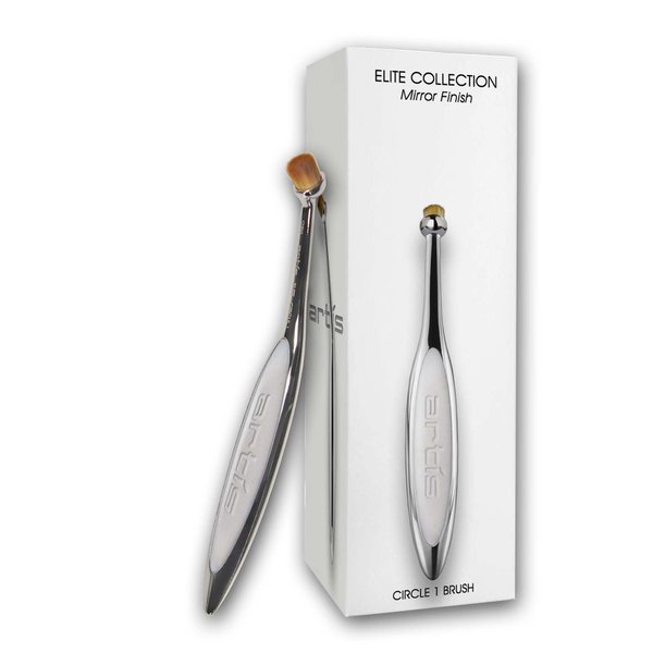 Artis Elite Mirror Circle 1 Makeup Brush | Round Fibre bundle | Lipstick bullet tip | Ideal for lip products and concealer for spots