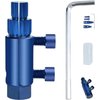 Broken Pipe Thread Extractor Tool- Broken Faucet Removal Tool Tool for dismantling broken valves and faucets for 1/4 to 1 pipeline (blue)