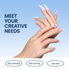Professional Acrylic Nail Liquid for Nail: 4fl.oz Acrylic Liquid with Nail Brush for Beginners at Home DIY Nail Salon Use Non-Yellowing MMA-Free