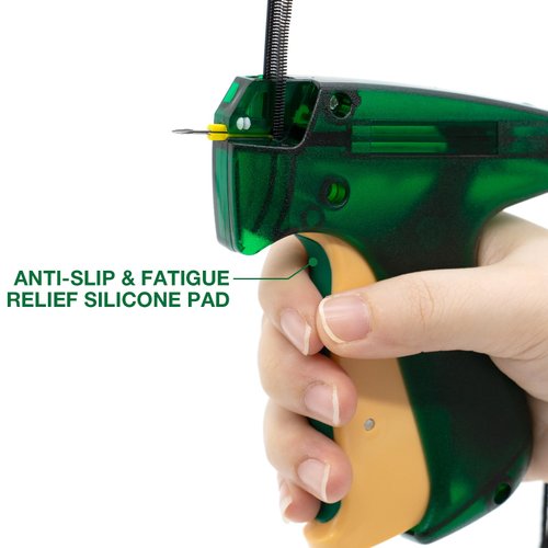 Tagging Gun Kit, Fine Stitch Tagging Gun for Clothing Mini Stitch Gun for Clothes Sewing Quilting Hemming Quick Stitch Tag Gun with 1 Needle, 1000 Black & 1000 White Micro Fasteners