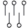 Abeillo 5 Pack 1/8" Allen Wrench, Hex Key for Push Bar Door, Standard Hex Dogging Key with Full Loop, Black Metal Allen Wrenches Keychain Door Keys