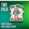 Eco-Friendly Magnets - Be Kind to Our Planet - Earth Day Decor - Environmental Awareness - 2 Pack - Made in USA - PLDFMAG4627