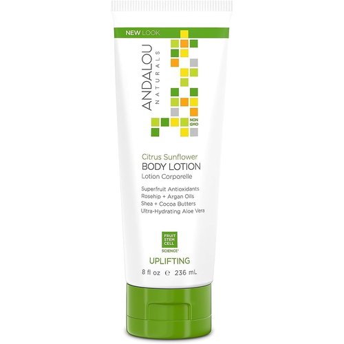 Andalou Naturals Citrus Sunflower Uplifting Body Lotion, 8 fl.oz (Packaging may vary)