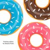 ZippyPaws Latex Donutz, Durable Dog Toy for Interactive Play, No Stuffing - Blueberry