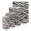 CuteBox Zebra/Leopard Flat Paper Gift Bags 200pcs (5" x 7") for Merchandise, Crafts, Party Favors, Tradeshows, Retail, Showcases, Display, Holidays, Animal Themes, Arts and Crafts