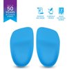 Heel That Pain Plantar Fasciitis Insoles | Heel Seats Foot Orthotic Inserts, Heel Cups for Heel Pain and Heel Spurs | Patented, Clinically Proven, 100% Guaranteed | Blue, Medium (W 6.5-10, M 5-8)