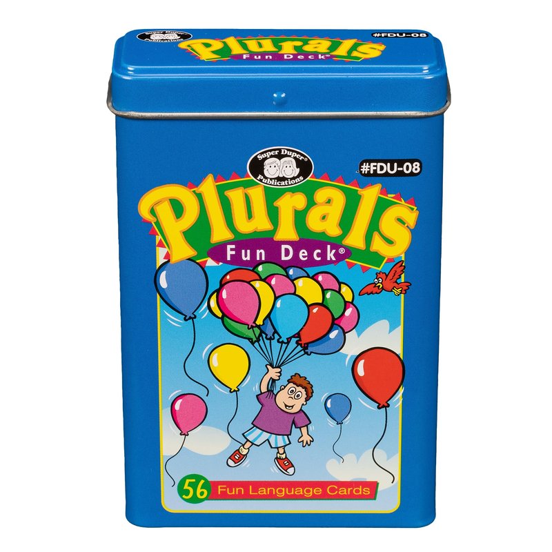 Super Duper Publications | Plurals Fun Deck Flash Cards | Educational ...