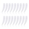 100PCS Cosmetic Spatulas, Small Makeup Spatula, Mini Plastic Makeup Scoop for Mixing and Sampling, Skin Care Facial Cream Mask Spatula (White)