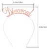 ABOOFAN 2pcs Divorce Headband Hair Ties for Women Divorced Hair Band Letters Hair Band Lady Gifts Womens Hair Accessories Party Hat Crown