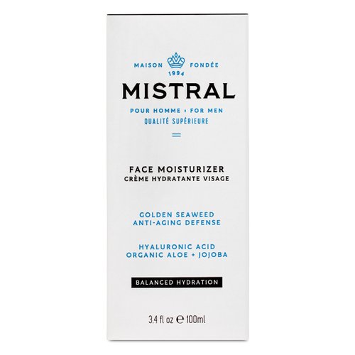 Mistral Men's Face Moisturizer Cream, Cool Marine, 3.4 Fl Oz