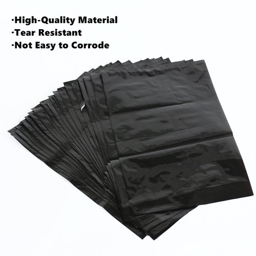 WEEGEEKS Tattoo Wash Bottle Bags, Thicken Disposable Squeeze Bottle Bags for Tattoo Wash Bottles Tattoo Supplies and Equipment, Black, 100PCS