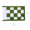 Golf Flag,Green Golf Flags,Solid Nylon and Checkered Training Golf Putting Green Flags, Indoor Outdoor Backyard Garden Portable Golf Target Flags,8.7inch*6inch (White-Green)