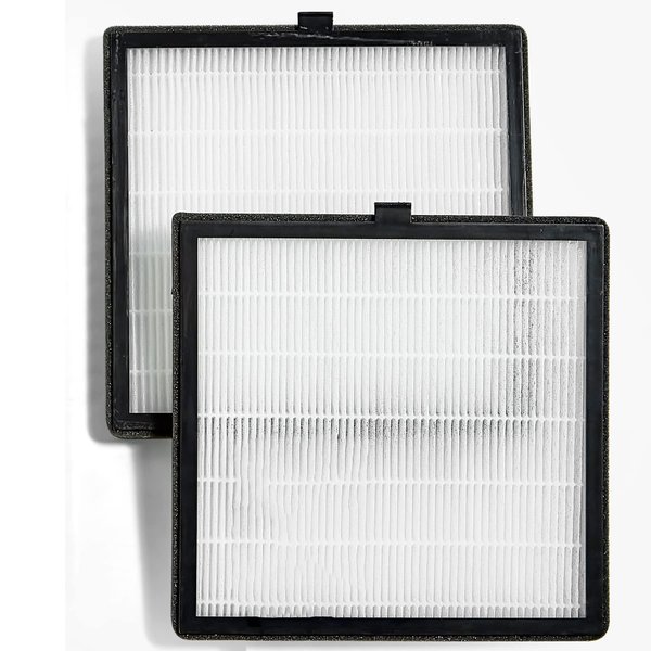 L'UGX Nail Dust Collector Filter, 2Pcs Reusable Filter for 70W Rechargeable Nail Dust Vacuum Machine
