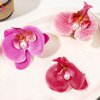3PCS Flower Hair Clips,Butterfly Orchid Hairpin,Orchid Hair Clip for Teens Women Summer,Hair Barrettes for Bride Wedding Accessories Beach Party Wedding Decoration