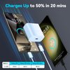 45W Super Fast Charger Type C, USB C Android Phone Charger with 6.6FT Cable for Galaxy S23 Ultra/S23/S23+/S22 Ultra/S22+/S22, Note 10/Note 20/S20/S21/S10/S9/S8, Galaxy Tab S7/S8, Blue