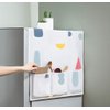 Kinteshun Fridge Dustproof Cover,Refrigerator Washing Machine Top Cover with Kitchenware Organizer Pockets