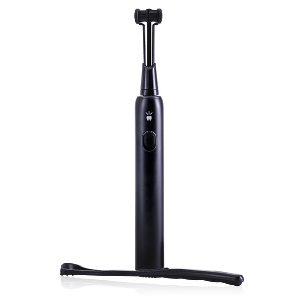 Triple Bristle Max | 3-Sided Sonic Toothbrush | 4 Brush Modes | Dentist Created & Approved | Soft Charcoal Infused Nylon Bristles | Rechargeable | Waterproof Design